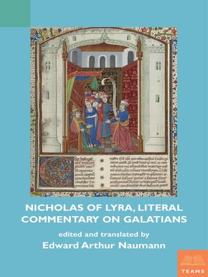 cover image of Nicholas of Lyra, Literal Commentary on Galatians